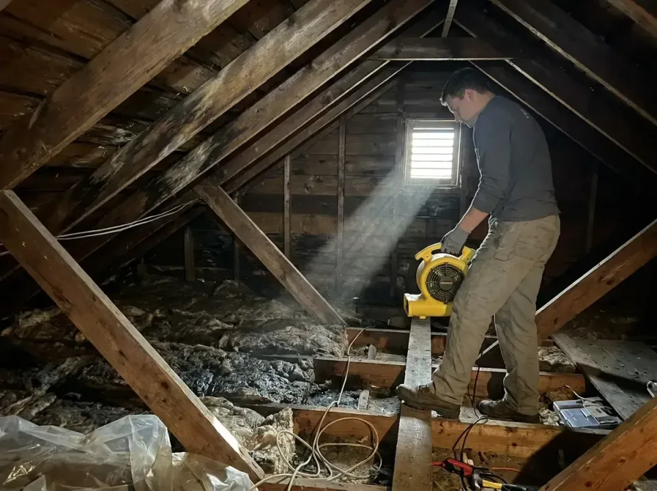 attic-water-damage-drying-proc-007 — frequently asked questions, Emergency Water Extraction & 24/7 Flood Response in North G…